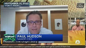 Sanofi CEO on using AI to support drug trials