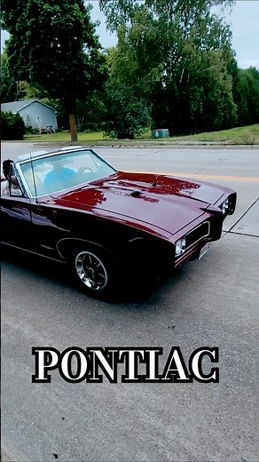 1968 Pontiac GTO Convertible Fast Drive By 🛞 Frankenmuth Auto Fest 2024 #pontiac #carshow #musclecar