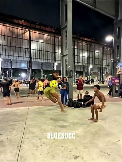 Best Street Football Skills 🇧🇷🔥 #football #skills #shorts #edit #bluelock