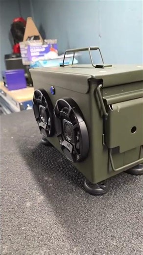 🔊 Brand New Custom .50 Cal Ammo Can Bluetooth Speaker (Overbuilt & Loud)
