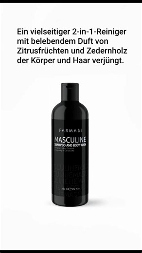 Werbung 🖤 Die Masculine Serie von Farmasi 🖤