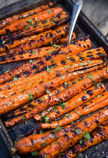 Glazed Grilled Carrots Recipe