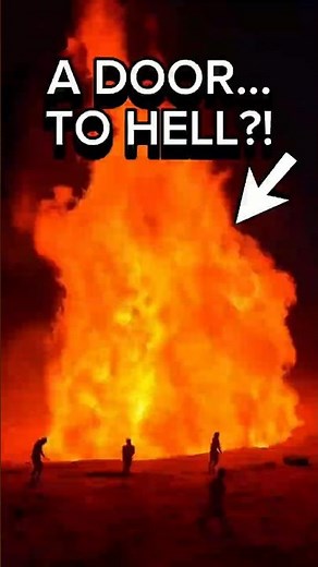 This Fire Pit Has Been Burning for 50+ Years! 🔥😱 | The ‘Door to Hell’ #discoveryfacts
