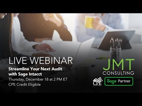 Streamline Your Next Audit with Sage Intacct