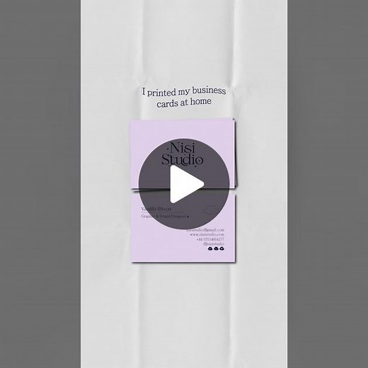 A diy business card printing #print #foryou #businesscards #graphicdesign #diy