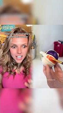 I just wanted a fuzzy pen and bunny journal #claires #earpiercing #skit #pov