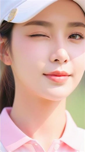 Why Pink for Golf Girl? So Cute & Fresh Aura Vibes on the Green! ⛳💕