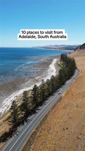 Elise McLean | Australian Travel Creator on Instagram: "Save these 10 locations for your Adelaide road trip - they’re all under a 2 hour drive too! ✨📌 Here’s a list of spots to add to your Adelaide itineraries - of course there’s so many more iconic spots in and around Adelaide but these are the ones were my favourite! 🙌🏻 📍Carrickalinga Beach (2 hours from Adelaide CBD) 📍Morialta Falls (30 minutes from Adelaide CBD) 📍Rapid Bay (1.5 hours from Adelaide CBD) 📍Barossa Valley (1 hour from Ade