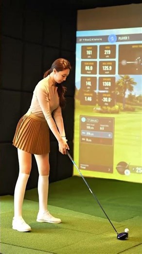 Her Golf Swing Is Beautiful… And So Is She 🔥🏌️‍♀️😂 #golffashion