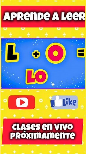 Aprende a Leer ✨️💯 Sílabas L #videoseducativos #vocales #aprenderjugando #preescolar #letras #viral