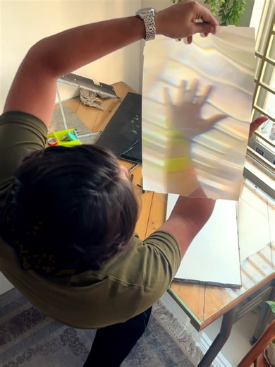 Turning Broken Monitor Into Artificial Daylight #recyclingideas #videolighting #softlighting #diy mentioning one of my favourite creators, @diyperksbigfan who shared this idea.