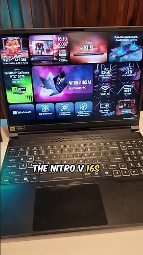 Acer’s New AI Laptops Are Here: Predator Neo 14, Nitro V16S & Aspire 14 #shorts