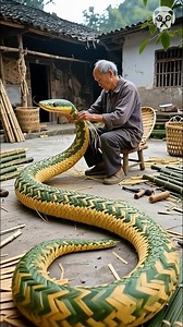 160K views · 160 reactions | Weaving a straw snake thanks to AI | Science, Tech and Universe | Facebook