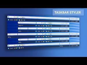 Windows 11 Taskbar Customizer_Total Makeover | New Taskbar | New Style | Tutorial Video