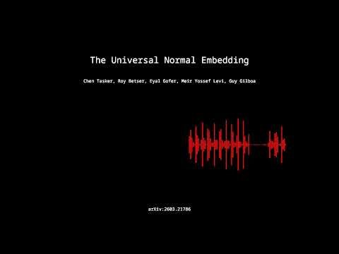 2603.21786 - The Universal Normal Embedding
