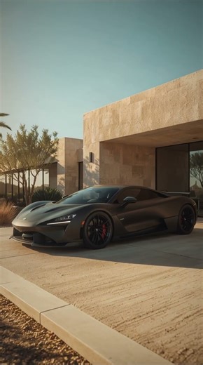 Ultra-Luxury Supercar at a Modern Luxury Villa
