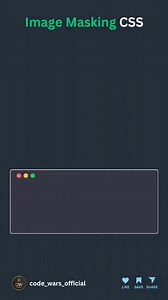 1.4K views · 1.9K reactions | Image Masking CSS. . . . By @code_wars_official . . Follow for more Unique Ideas #navigation #hover #html #css #html5 #css3 #csstricks #cssanimation #learnhtml #learness #csstips #csstipoftheday #webdeveloper #ui #ux #uidesign #uxdesign #webdesign #JavaScript #webdevelopment #frontenddeveloper #frontendwebdeveloper #angularjs #reactjs #javascriptanimation #code #tailwindess #bootstrap #animation | Unique Ideas | Facebook