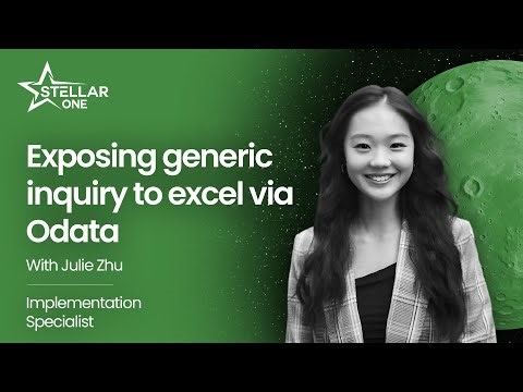 Connect Acumatica to Excel via OData | Generic Inquiry Integration Tutorial