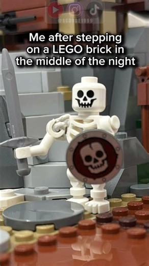 RAHHH Skeleton Meme, but in LEGO