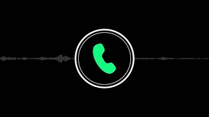 Download Incoming call with audio waveform for free