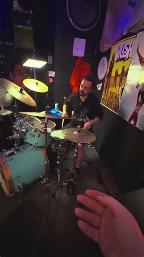 had a shed a week or so ago, this is YOUR perspective ‪@Illegal_Alien_‬ #drums #lineardrumming #chops