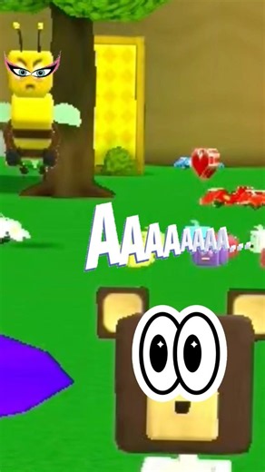 I GLITCHED A BEE IN SUPER BEAR ADVENTURE! 🐻🐝 🤣 #superbearadventure #shorts #gaming #glitch