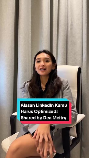 Punya LinkedIn tapi masih bingung gimana cara maksimalkan potensinya?🤔 Yuk, gabung di webinar “Bedah Kasus: LinkedIn Ternyata Sengaruh Itu Buat Karir” bareng @deameitry, Principal Page Executive SEA dan UK Certified Psychologist! Dapatkan tips jitu untuk bikin profil LinkedIn kamu menarik dan relevan, plus cara jalin koneksi yang lebih efektif! Catet tanggalnya: 📆 SABTU, 28 SEPTEMBER 2024 ⏰ 13.00 WIB 💻 LIVE via Zoom 📝 Akses materi presentasi, sertifikat, dan video rekaman seumur hidup Invest