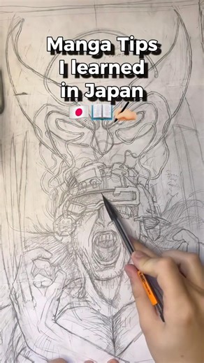Manga Tips 31 📖🎌Whats more fun -shading or sketching?🤔⤵️ Comment below! More tips coming soon!✍🏼