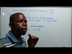 LESSON 2 ON WRITING CHEMICAL FORMULA OF COMPOUNDS IN CHEMISTRY