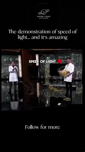 ⚡ This Visual Demonstration of Light Speed Will Blow Your Mind 🤯#space #speedoflight