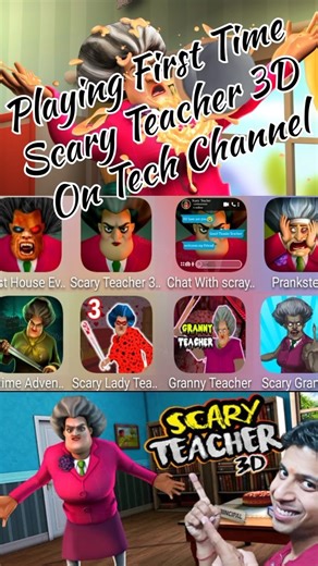 First Time Playing Scary Teacher On Tech Channel | #gaming #gameplay