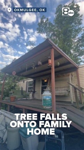 Okmulgee resident recounts storm's impact as tree crashes onto family home ktul.com | NewsChannel 8 - Tulsa