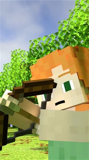 Alex to the rescue! #minecraft #minecraftanimation #shorts