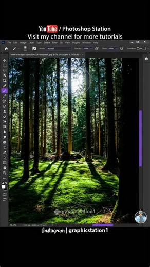 How to Create Realistic ☀️ Sun Rays in Photoshop Tutorial 🤯 #sunray #sunset #nature #sun #sky #photography #sunrise #naturephotography #sunshine #clouds #sunsets #sunsetphotography #photooftheday #photoshop #photography #art #design #photooftheday #digitalart #graphicdesign #photo #photographer #illustration #photoshoot #lightroom #instagram #illustrator #artist #artwork #adobe | Graphic Station