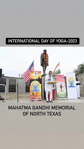 Hon’ble Dr Bindeshwar Pathak, founder, Sulabh Sanitation, Social Reform and Human Rights Movement, is the Honourable Chief Guest at the celebration of International Day of Yoga, at Mahatma Gandhi Memorial Plaza, Irving, Texas. Currently he is on a visit to the United States. The event is organised by Mahatma Gandhi Memorial of North Texas in partnership with Consulate General of India. The Memorial came into being in the year 2014 at the instance of its Chairman Hon’ble Dr Prasad Thotakura, who 