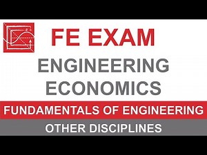 What's on the FE? Engineering Economics