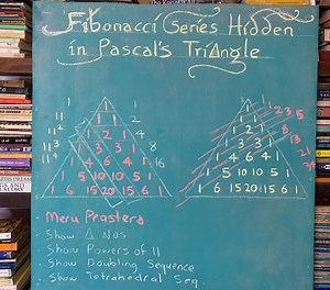 Blaise Pascal was born in France, 1623, was a child prodigy, was educated by his father, and died young at the age of 39. His mathematical enquiry into the ancient Indian triangle known as Meru Prastera or Maatraa Meru (Mount Meru), now named after him in the western world, is a highly encoded glyph that contains the series of triangle numbers, squared numbers, tetrahedral numbers and even the Fibonacci Sequence and much more. Pascal's Triangle helped develop the modern theory of Probability. He