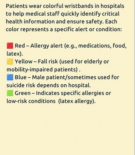 colourful bands ||hospital #medical #knowledge