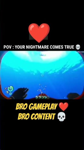 Pov:Your Nightmare comes True💀 #subnautica
