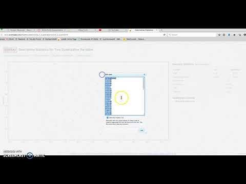 Scatter Plot and Correlation using StatKey