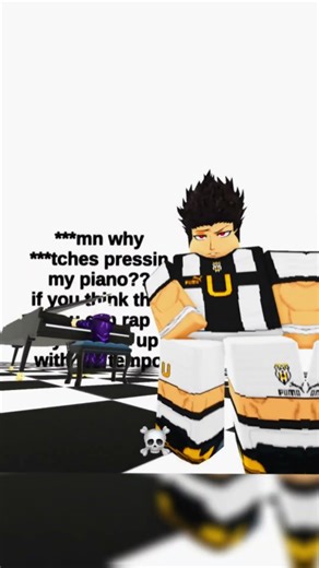 If you think that you can rap..." 🎹 Roblox Edit (Piano Rap)