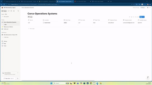 Automated Job Dispatch System with Notion and Zapier | Alia Veerasawmy