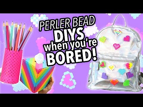 PERLER BEAD DIYS TO DO WHEN YOU’RE BORED | @karenkavett