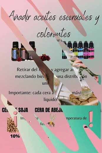 Cómo hacer tus propios wax melts. #waxmelts #diy #aceitesesenciales #decoracion