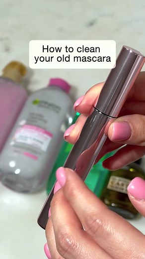 How to Clean Old Mascara Tube & Wand