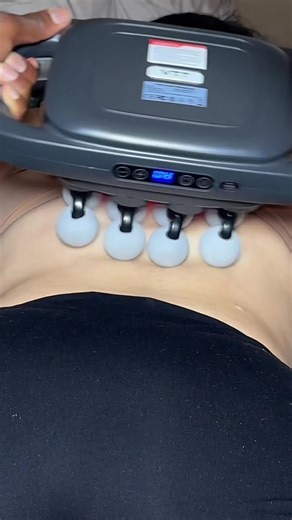 She fell in love with the 16 balls versus the smaller ones that I got from @VTT Brand Store #BackPainTreatments #Massager #16headmassagegun #MassageGun #tiktokshopcreatorpicks