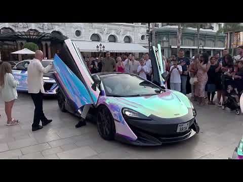 Monaco Supercar Showdown: Insane Luxury Car Spotting on the Streets of Monaco Chrome McLaren & Lambo