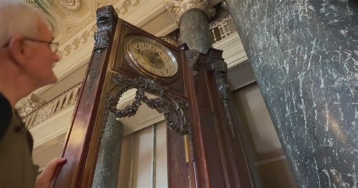 Historic clock at San Francisco's St. Francis Hotel restored after decades after Russian sabotage