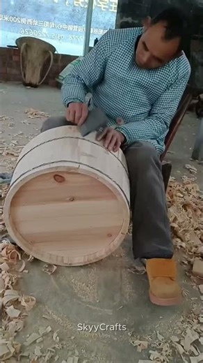 Satisfying Japanese Bath Bucket Build | DIY Woodworking🫡