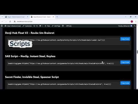 Steal A Brainrot Script *INSTANT STEAL* [CHILLI HUB, UGLY SCRIPT, NOCLIP] 2025